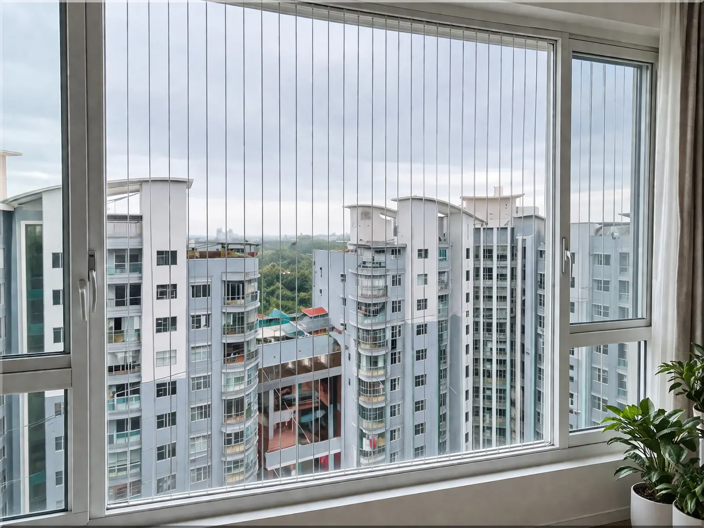Invisible Window Grill Installation in Hyderabad