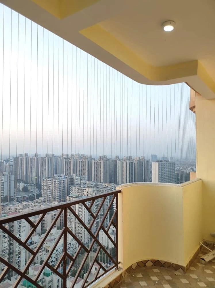 High-Tensile Invisible Grill For Installation Cost Installation in Hyderabad